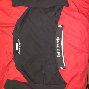 Long sleeve crop top Palm angels